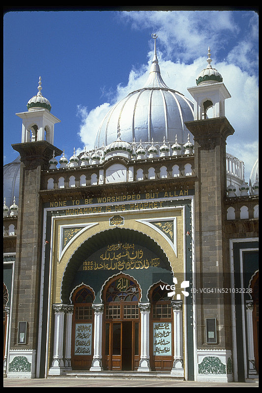 贾米亚清真寺外墙图片素材