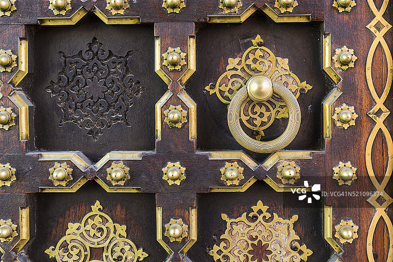 印度斋浦尔城市宫殿的华丽大门图片素材