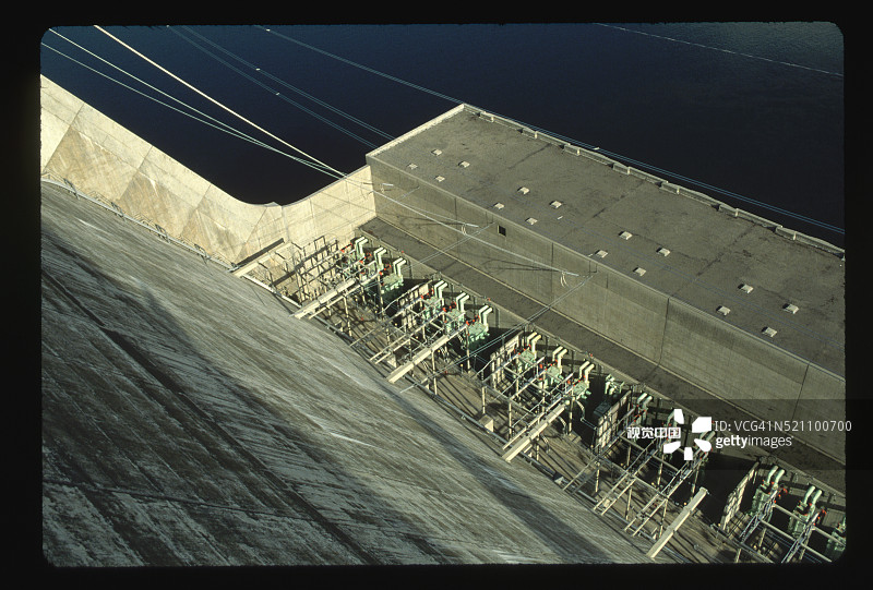 大古力坝的电力设备图片素材