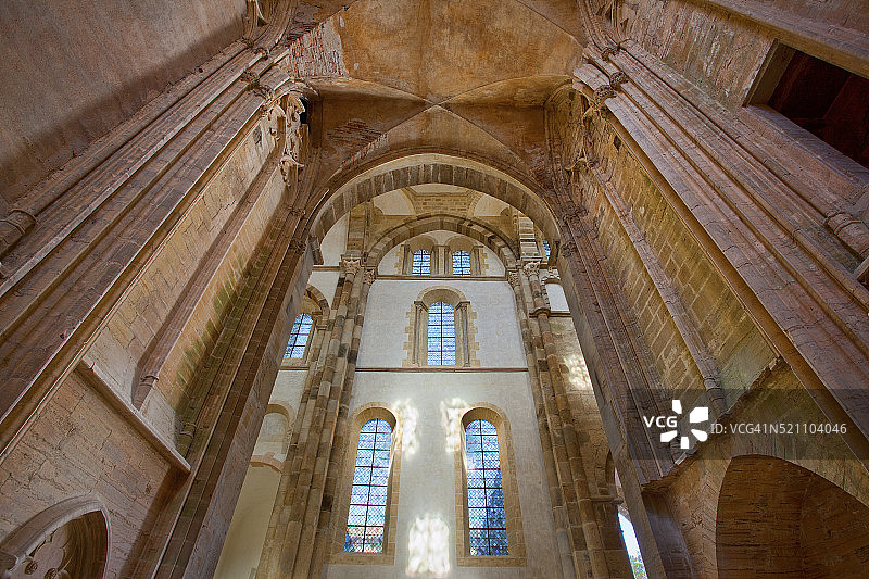 欧洲法国索恩-卢瓦尔省克吕尼修道院图片素材