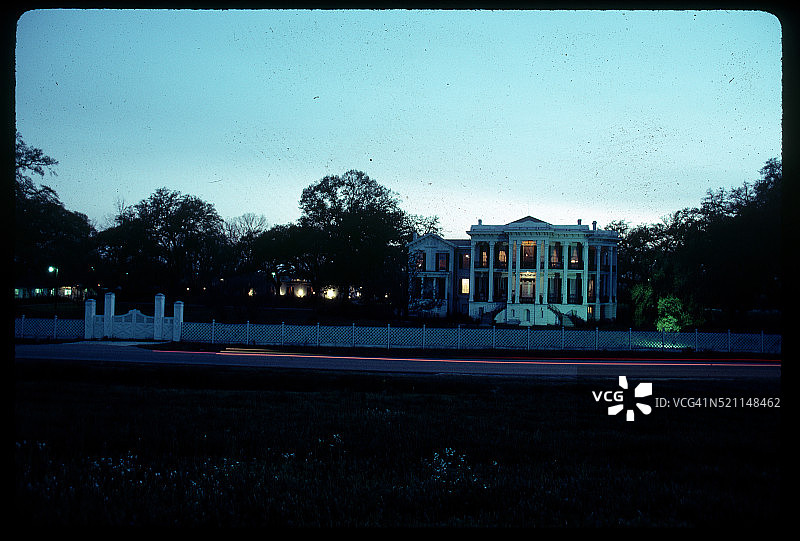 诺塔威种植园的黄昏图片素材