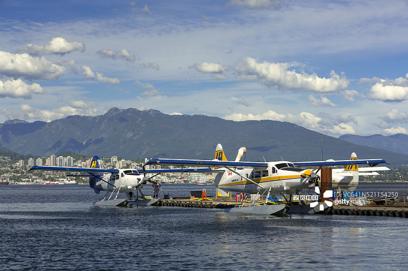 水上飞机航站楼图片素材
