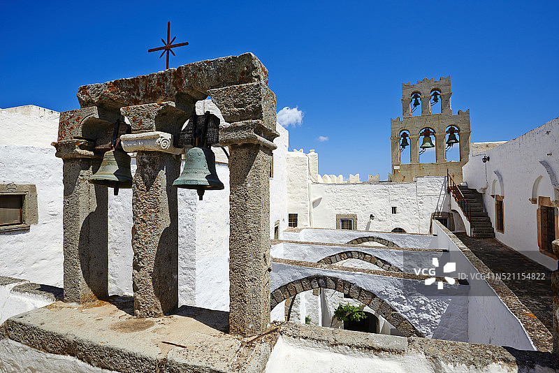 希腊帕特莫斯圣约翰修道院图片素材