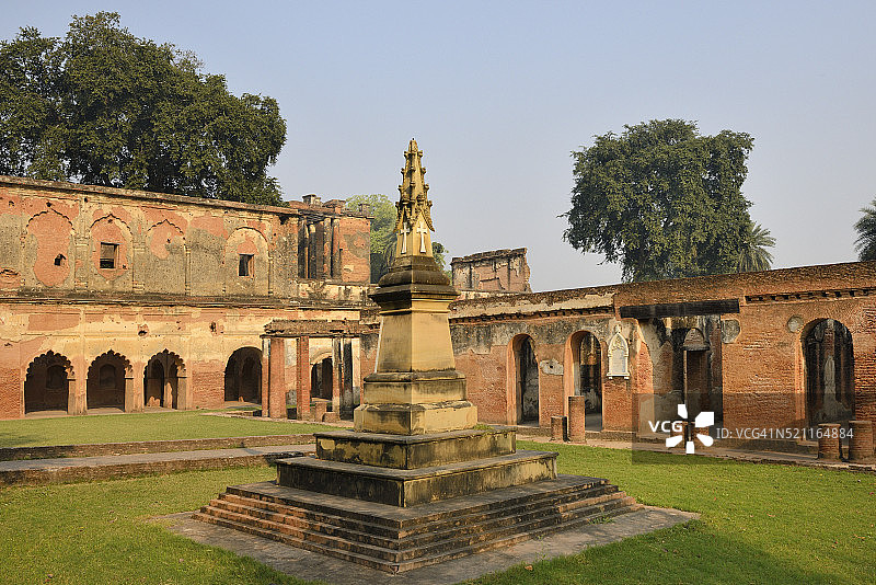 印度北方邦勒克瑙的官邸遗址图片素材
