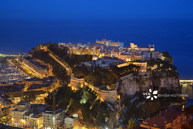 摩纳哥摩纳哥城古镇图片素材