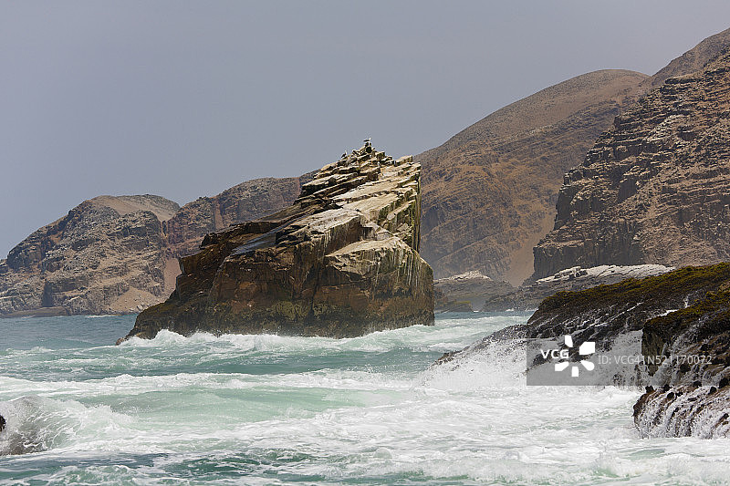 帕洛米诺群岛，卡亚俄，利马，秘鲁图片素材