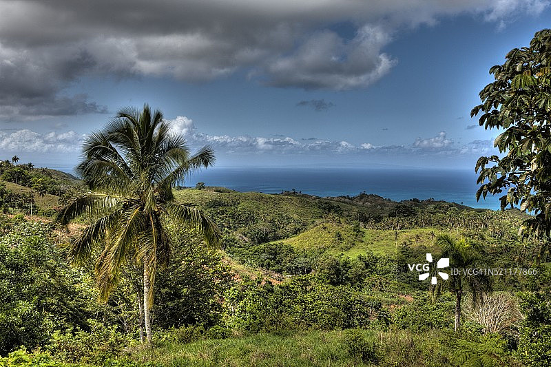 多米尼加共和国萨马纳半岛拉斯特雷纳斯风光图片素材