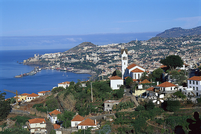 丰沙尔沿海城镇图片素材