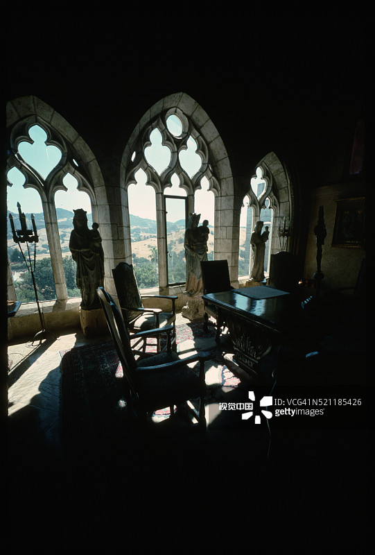 赫斯特城堡内部图片素材