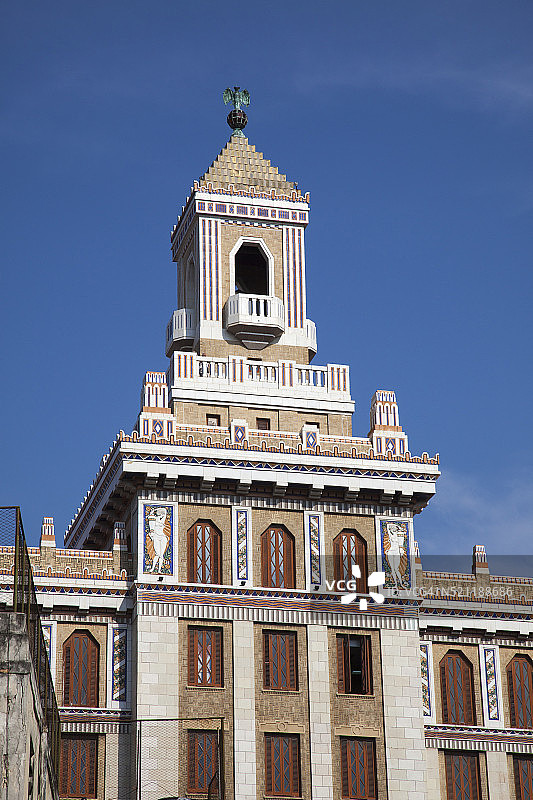 巴卡第大厦装饰艺术建筑图片素材