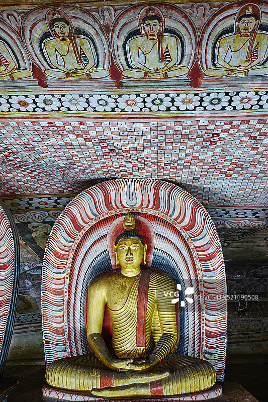 斯里兰卡丹布勒石窟寺图片素材