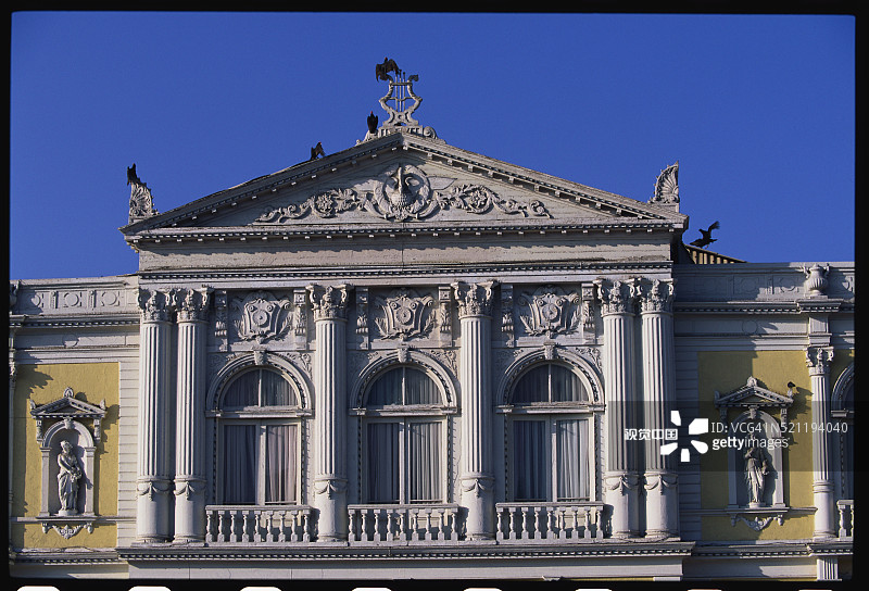 智利城市剧院外立面图片素材