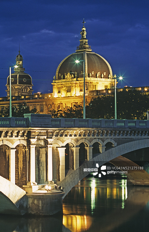 威尔逊桥与旧医院图片素材