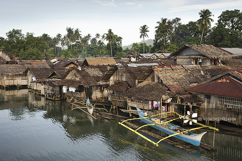 沿海棚户区图片素材