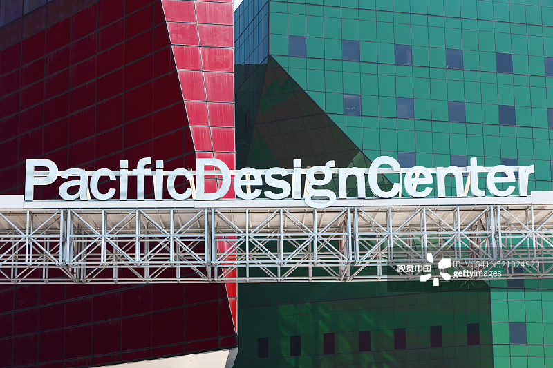 西好莱坞彩色太平洋设计中心细节图片素材