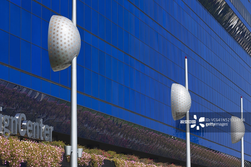 西好莱坞彩色太平洋设计中心细节图片素材