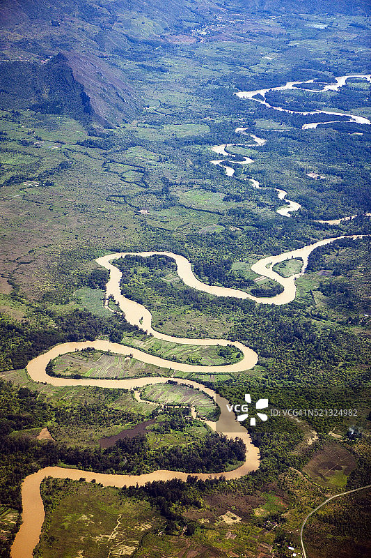 印度尼西亚西巴布亚省巴列姆山谷瓦梅纳河图片素材
