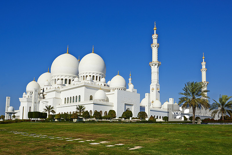 阿布扎比谢赫扎耶德大清真寺图片素材