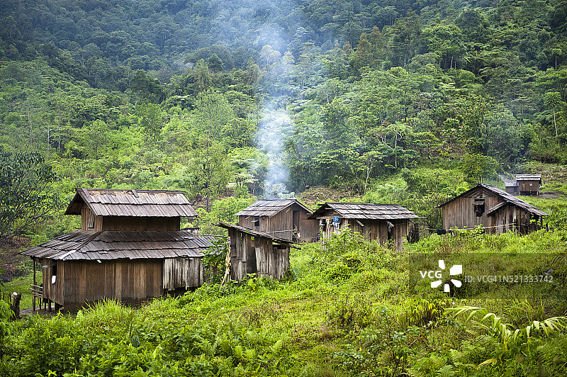 马诺波村庄图片素材