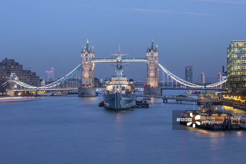 英国伦敦塔桥图片素材