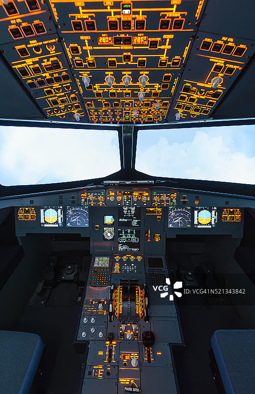 空客A320驾驶舱图片素材