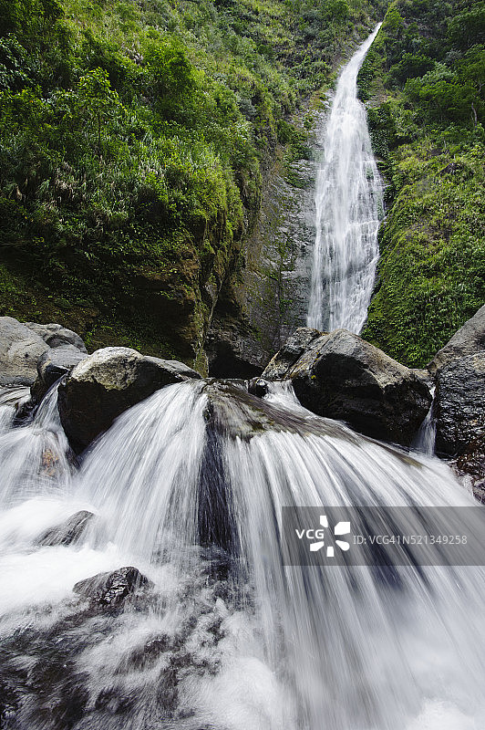 热带雨林瀑布图片素材