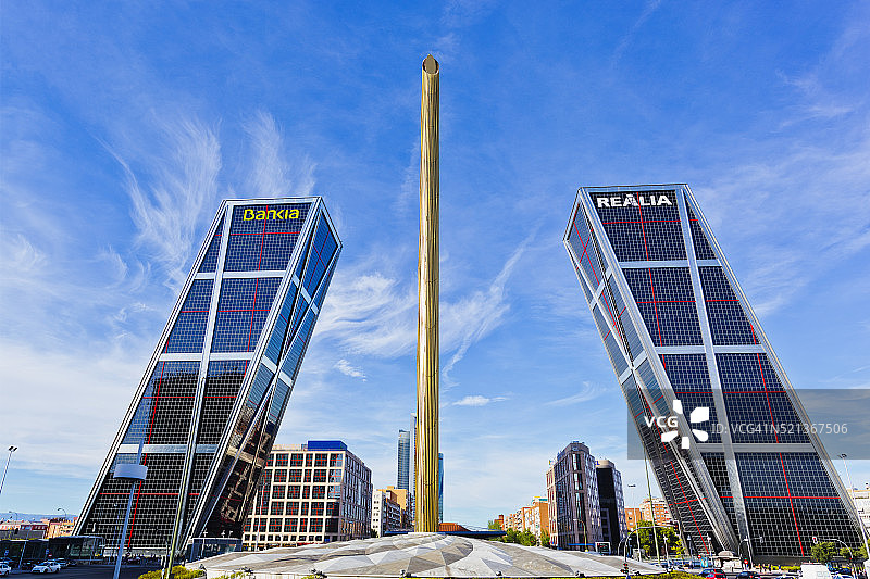 马德里四大楼商务区图片素材
