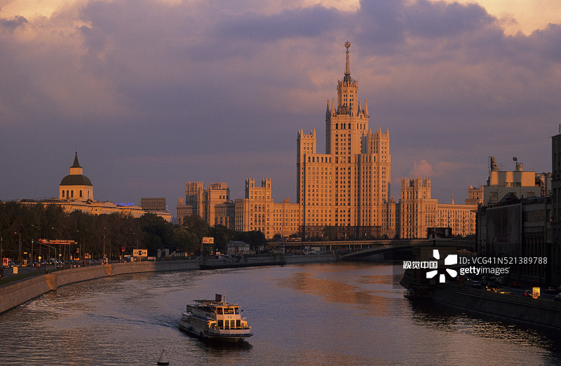 斯大林式摩天大楼图片素材