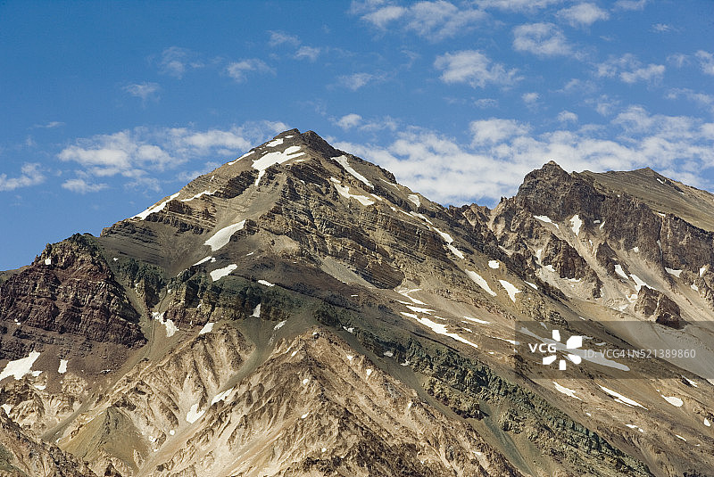 安第斯山脉的山峰图片素材