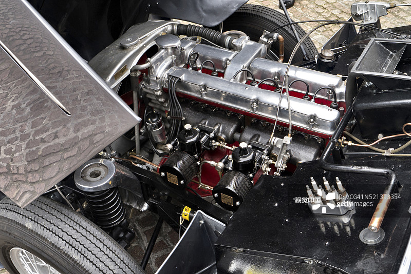 1954年阿斯顿·马丁DB2/4发动机图片素材