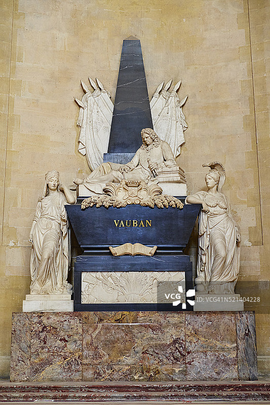 法国巴黎，荣军院，圣路易-荣军院大教堂图片素材