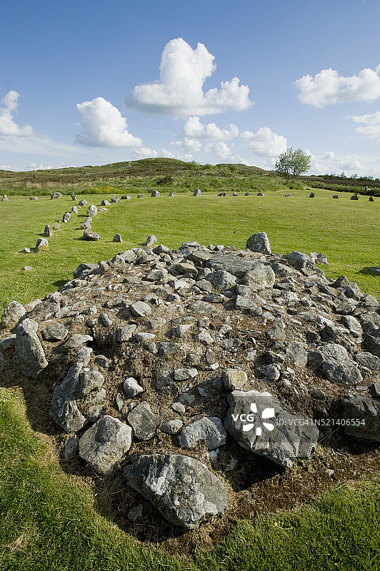 比莫尔石圈图片素材