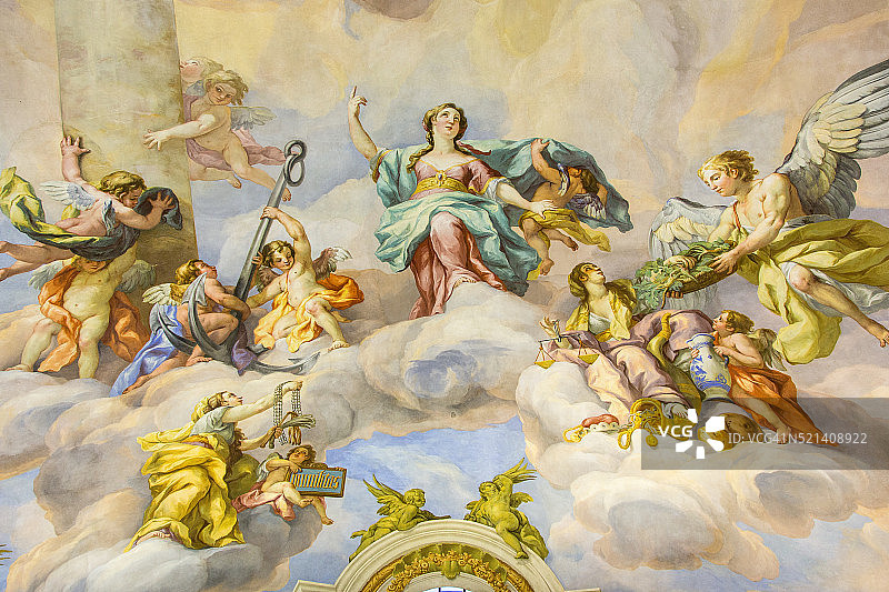 奥地利维也纳卡尔教堂图片素材