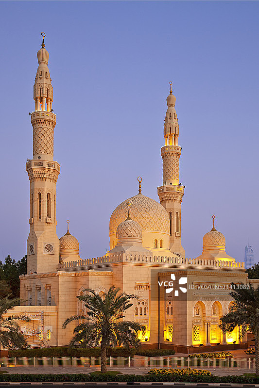 迪拜朱美拉清真寺图片素材