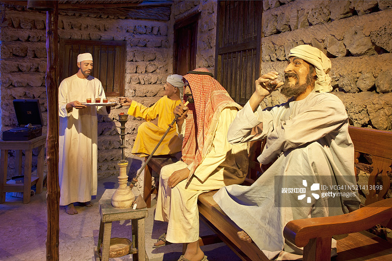 迪拜，Al Fahidi Fort的迪拜博物馆图片素材