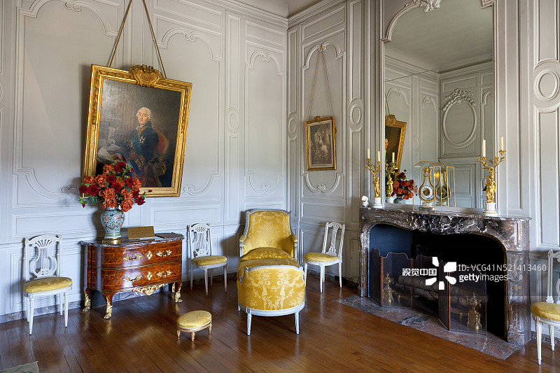 沃勒维孔特城堡，法国图片素材