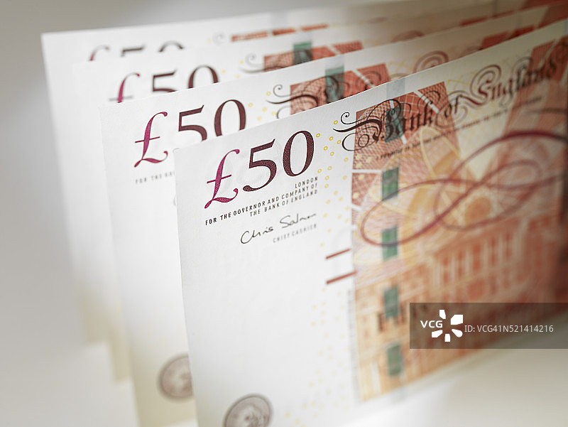 五十英镑纸币图片素材