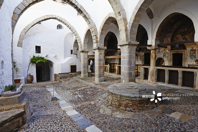 希腊帕特莫斯圣约翰修道院图片素材