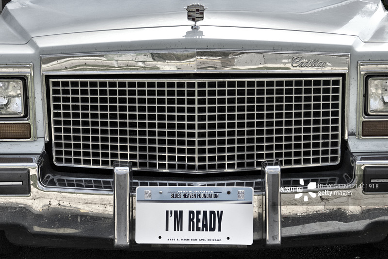 1981款卡迪拉克Coupe de Ville前格栅图片素材