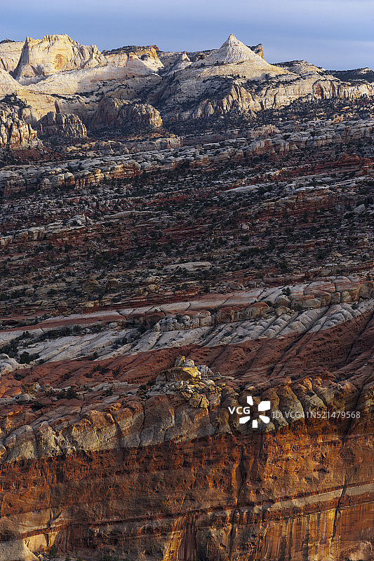 美国犹他州国会礁国家公园图片素材