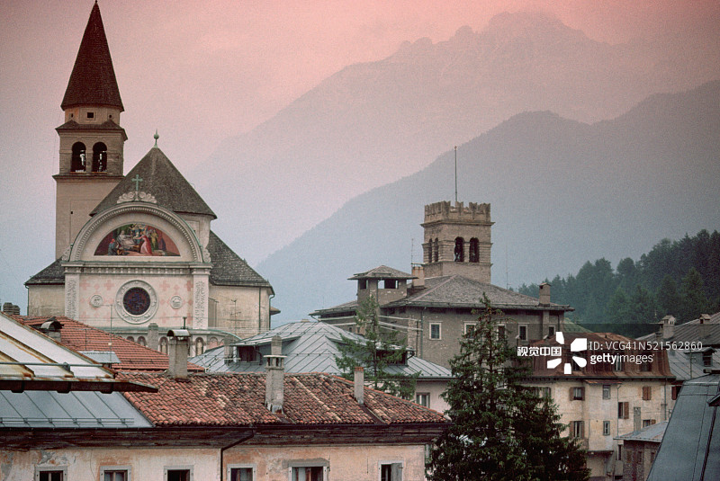 意大利皮耶韦迪卡多雷图片素材