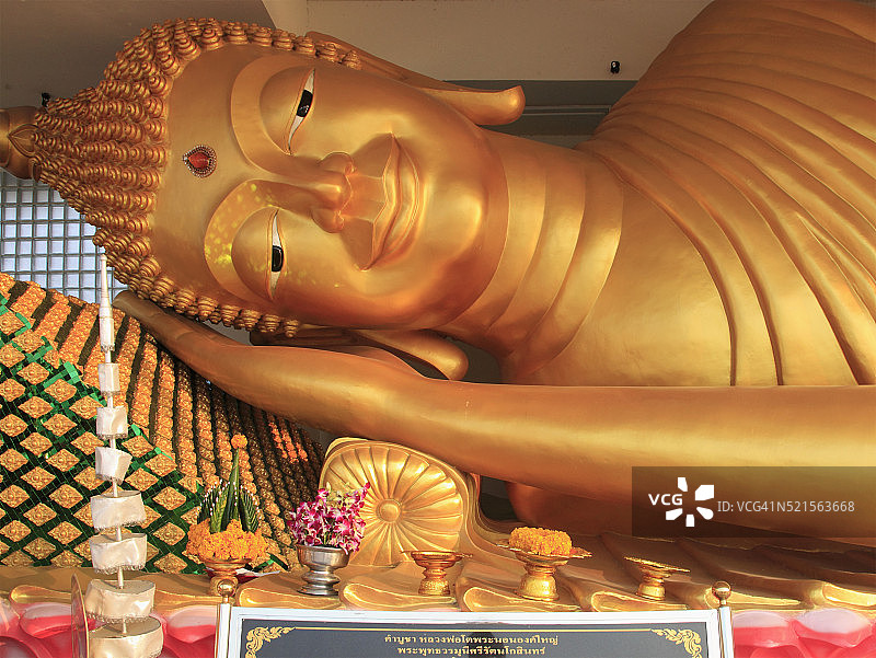 泰国曼谷卧佛寺图片素材