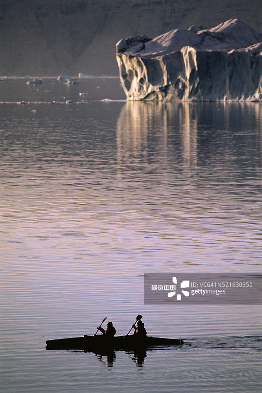 康格鲁斯瓦克峡湾皮划艇运动图片素材