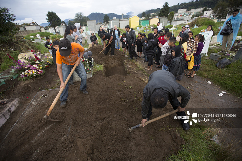 危地马拉的掘墓人图片素材