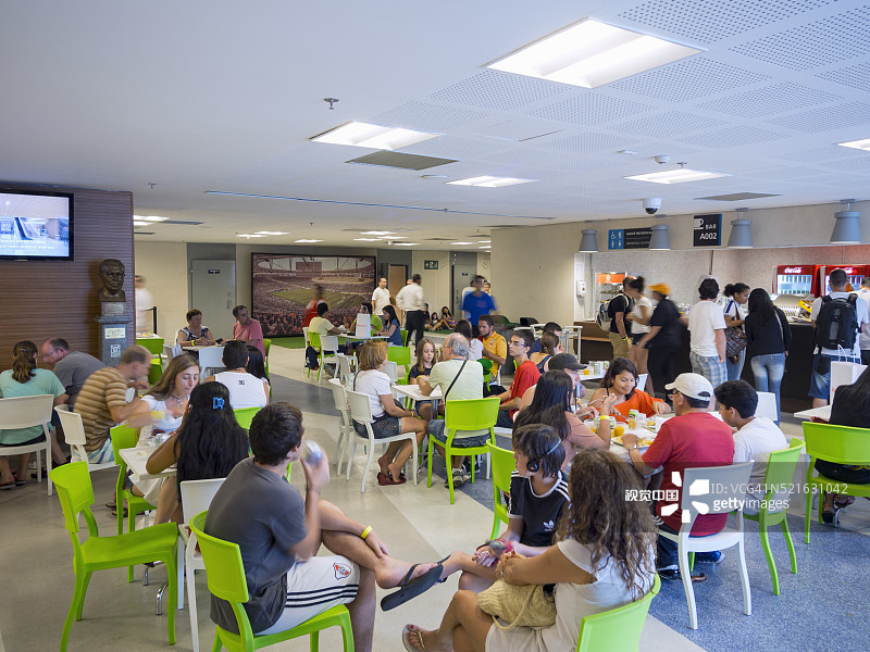 马拉卡纳体育场的咖啡馆图片素材