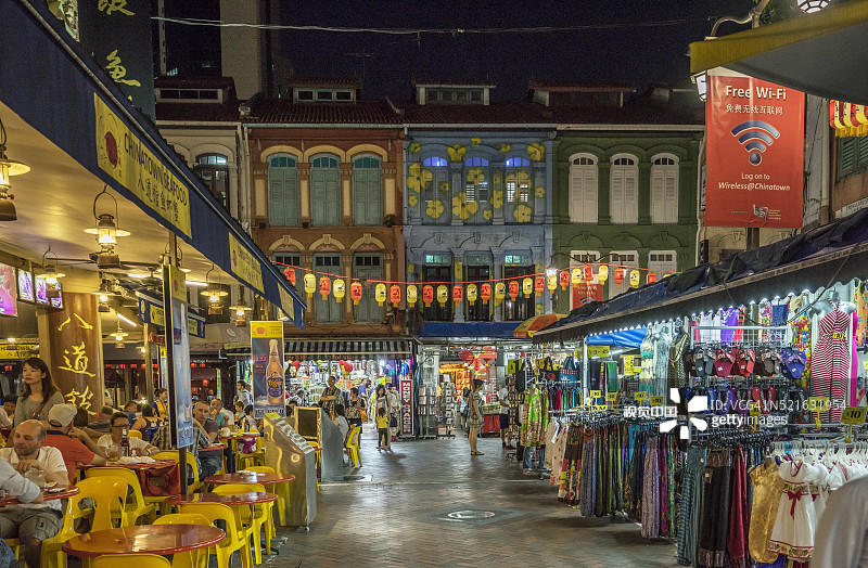 新加坡唐人街图片素材