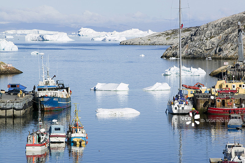 伊卢利萨特港和巴芬湾图片素材