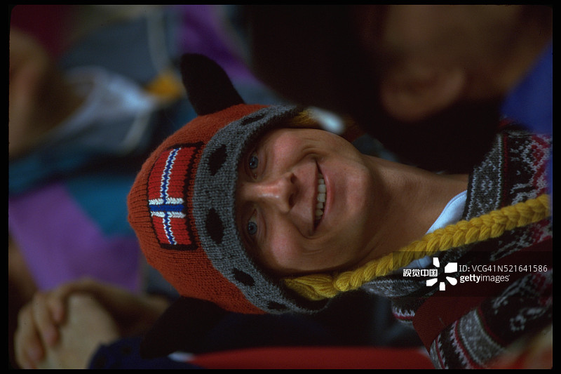 1994年冬奥会上的体育迷图片素材