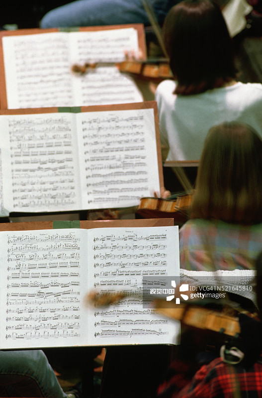 小提琴演奏者图片素材