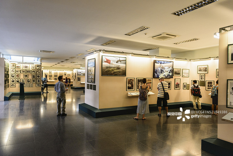 越南胡志明市战争遗迹博物馆图片素材